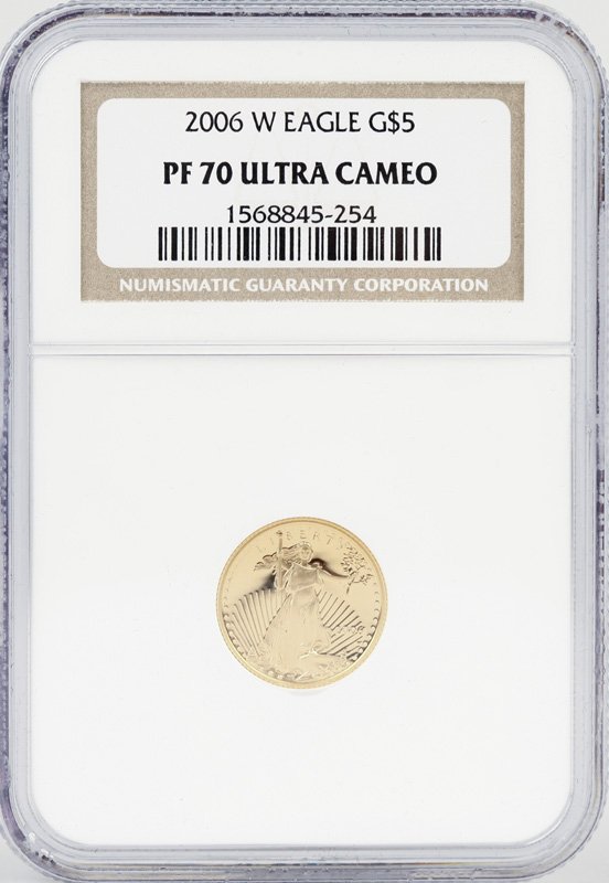 A 2006 $5 US Gold Eagle Coin (1 of 2)