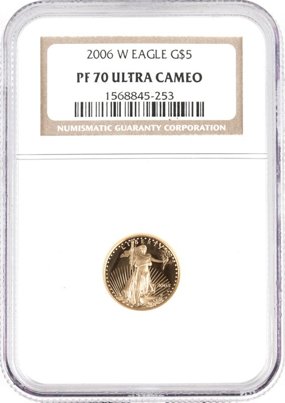 A 2006 $5 US Gold Eagle Coin (1 of 2)