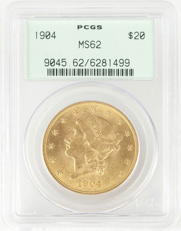 A 1904 $20 US Liberty Head Gold Coin (1 of 2)