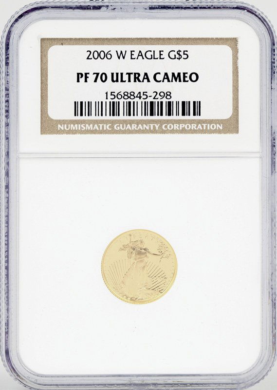 A 2006 $5 US Gold Eagle Coin (1 of 2)