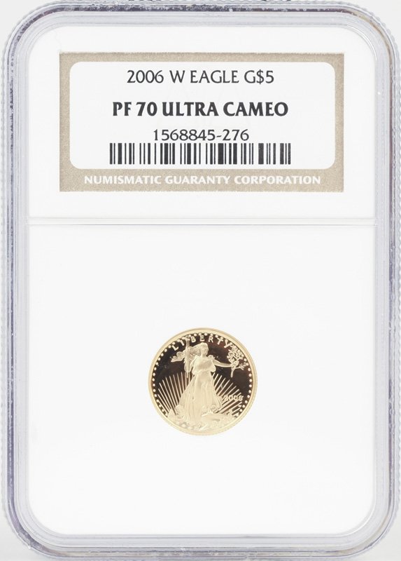 A 2006 $5 US Gold Eagle Coin (1 of 2)