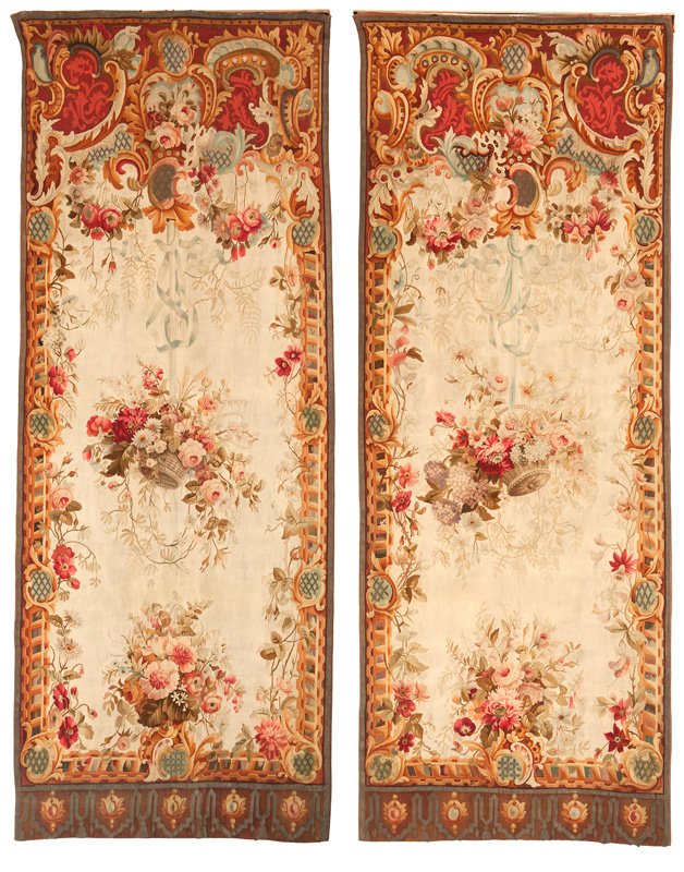 A pair of Aubusson tapestries (1 of 5)