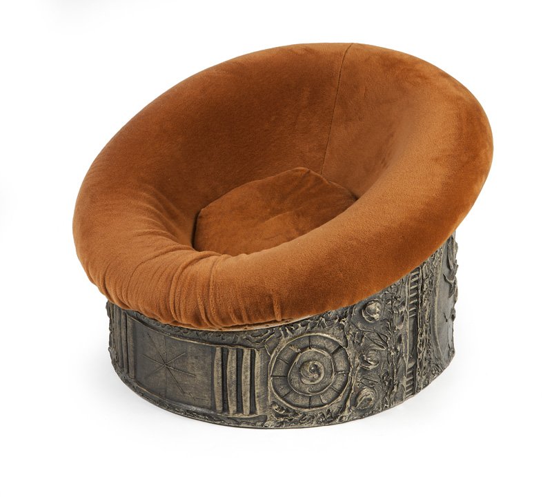 An Adrian Pearsall brutalist lounge chair (1 of 2)