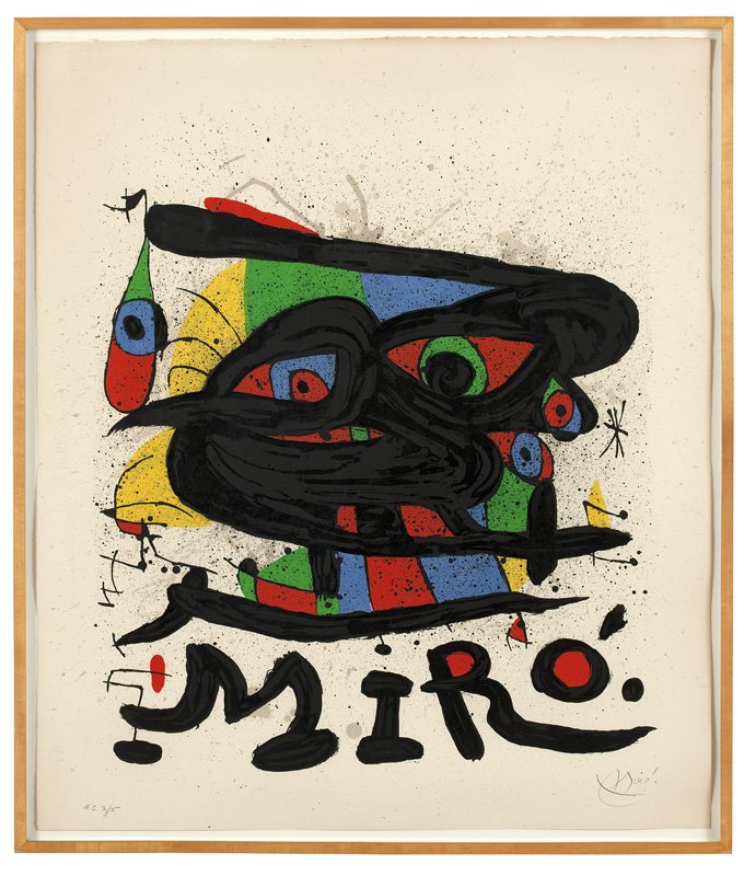 Joan Miro (1893-1983 Spanish) (1 of 3)