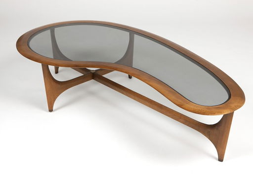 A Lane Furniture Co Kidney Shaped Coffee Table A Lane Furniture Co Kidney Shaped Coffee Table