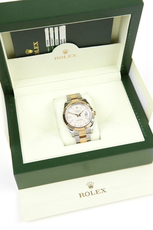 A stainless steel and gold Rolex ''Datejust II'' (1 of 2)