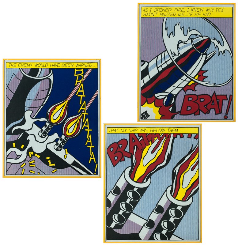 After Roy Lichtenstein (1923-1997 New York, NY) (1 of 8)