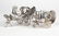 Two Victorian silver-plated condiment trolleys - 2