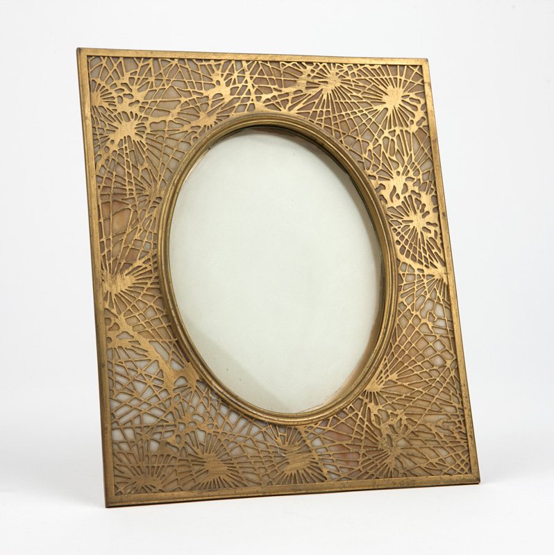 A Tiffany Studios ''Pine Needle'' photo frame (1 of 3)