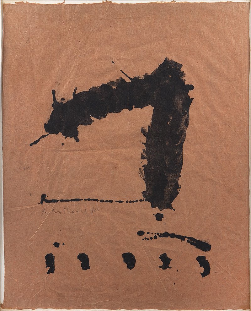 Robert Motherwell (1915-1991 Greenwich, CT) (1 of 4)