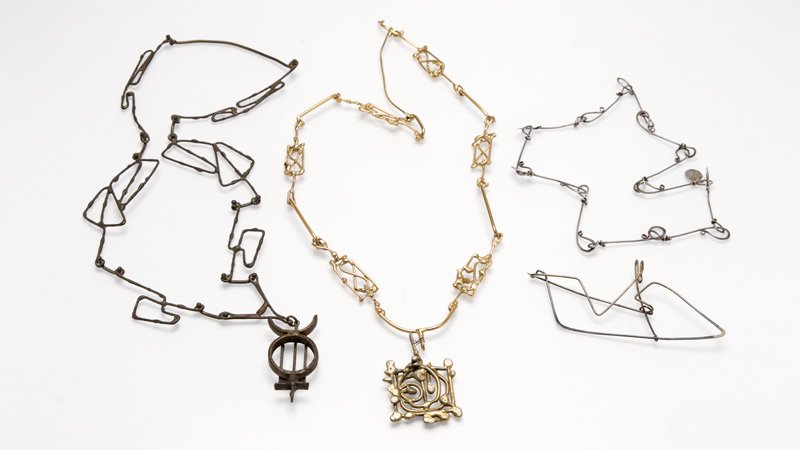 A group of abstract jewelry (1 of 4)