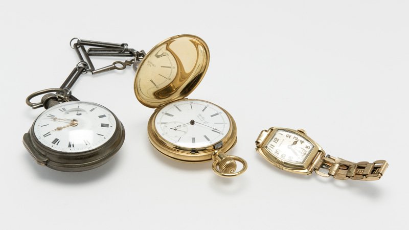 A group of three pocket watches (1 of 2)