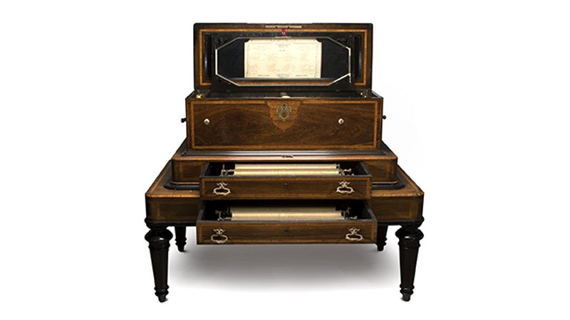 A B.A. Bremond Swiss cylinder music box (1 of 6)