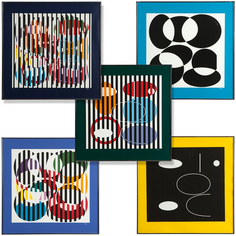 Yaacov Agam (1928-* Israeli) (1 of 7)
