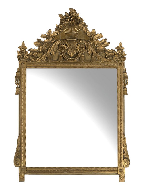 A French carved giltwood mirror, Andre Mailfert (1 of 2)
