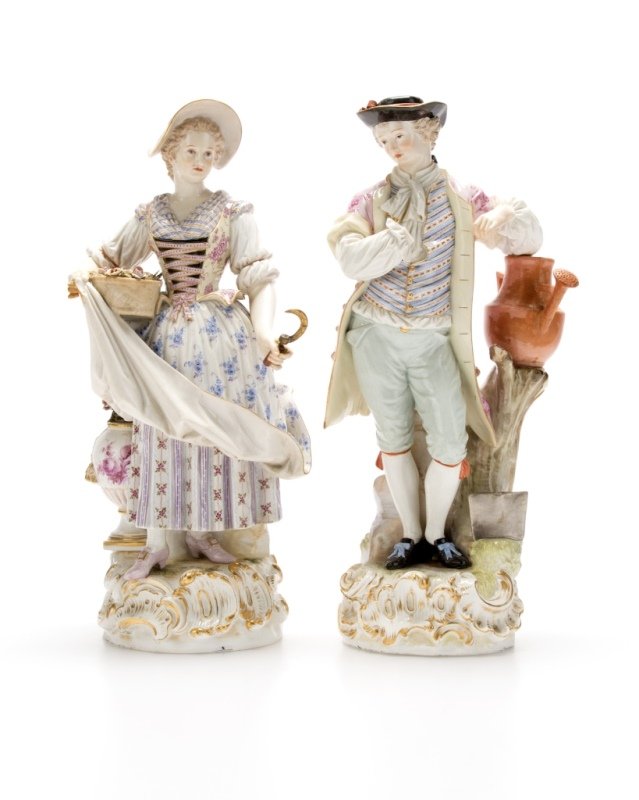 Two Meissen porcelain figures (1 of 5)