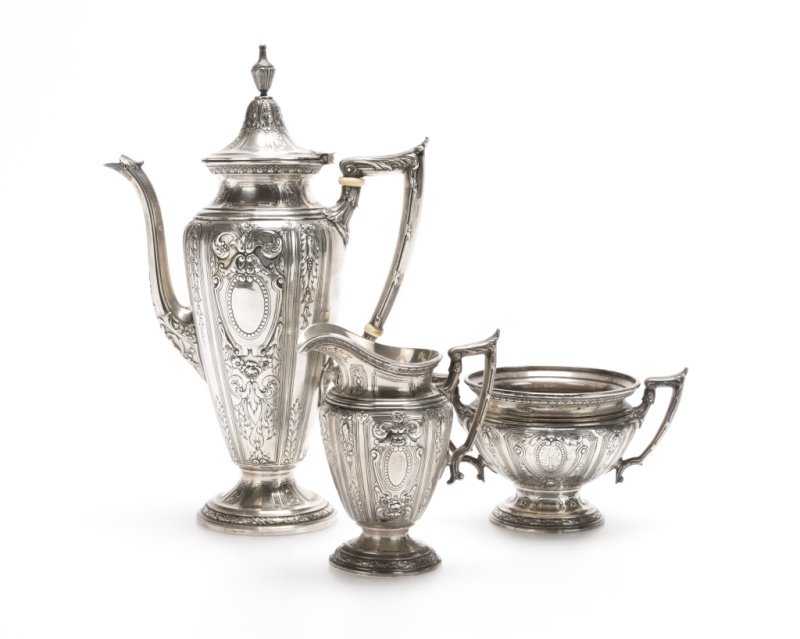 A Gorham sterling silver coffee service (1 of 4)