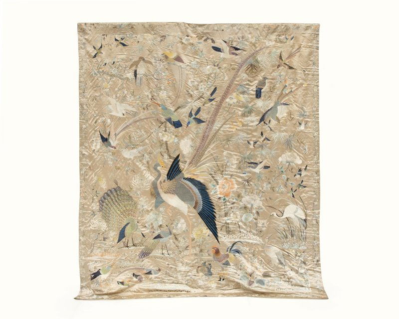 A Chinese embroidery panel (1 of 7)