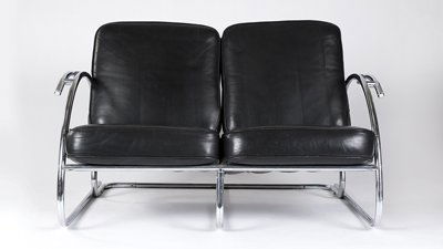 An Art Deco loveseat, attributed to Kem Weber (1 of 3)