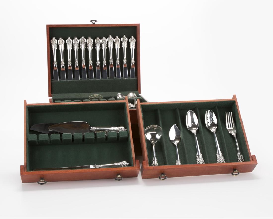 A Wallace sterling silver flatware service (1 of 4)