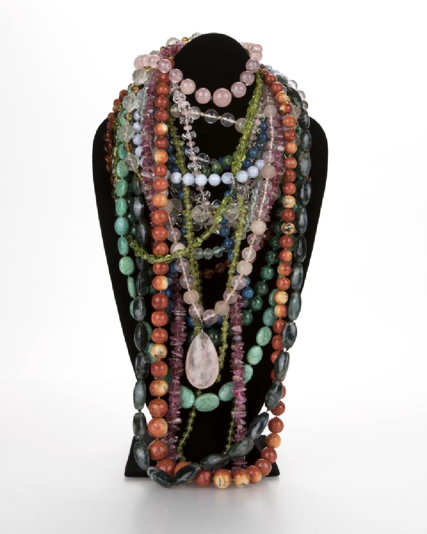 A group of various bead necklaces (1 of 1)