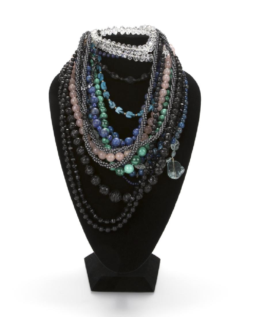 A group of various bead necklaces (1 of 1)