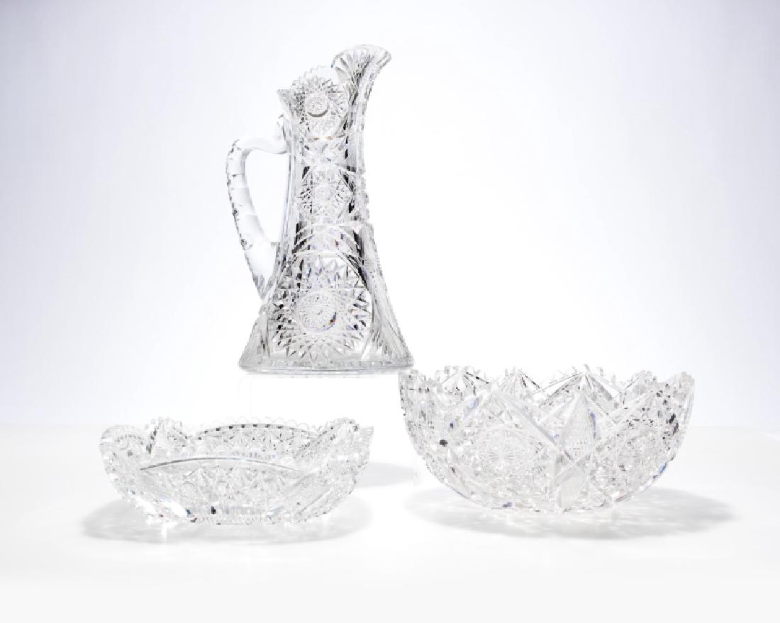 Three American brilliant-cut glass objects (1 of 1)