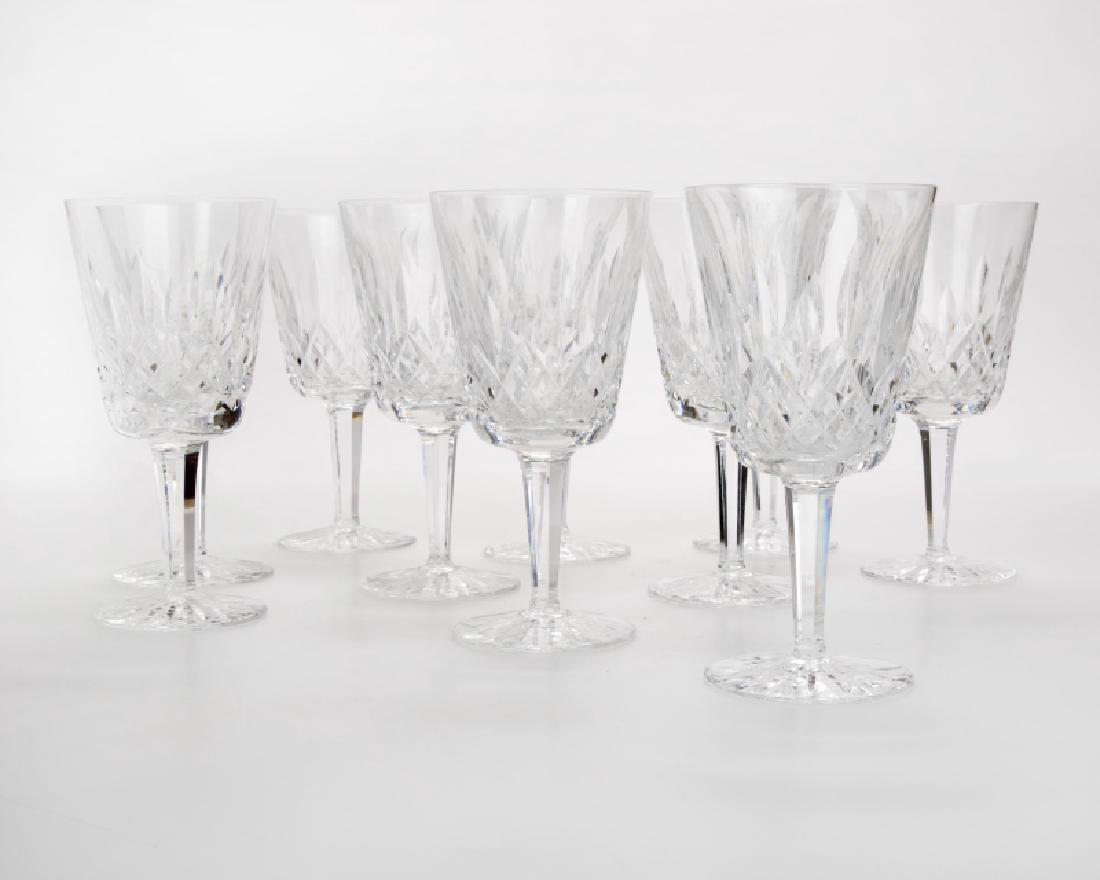 Ten Waterford crystal ''Lismore'' water goblets (1 of 1)