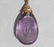 Egyptian Revival 14K Gold & Carved Amethyst Pendant
