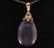 Egyptian Revival 14K Gold & Carved Amethyst Pendant - 3