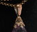 Egyptian Revival 14K Gold & Carved Amethyst Pendant - 4