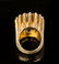 Group of 3 Estate Jewelry Rings Amethyst/Citrine/Topaz - 4