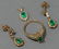 Estate Jewelry Ladies' Emerald & Diamond Suite