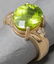 Estate 5 ct. Peridot & Diamond Ring
