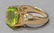 Estate 5 ct. Peridot & Diamond Ring - 3