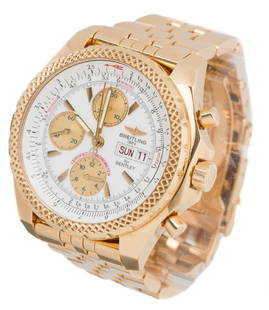 Breitling for Bentley 18k Gold Chronograph: Breitling for Bentley 18k Gold Chronograph Special Edition Gent's Watch No 119, reference number: K1336212/A576, case: 699022, warranty/certificate: 1310193308, automatic self-winding movement, c