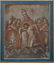 Spanish Colonial Oil on Canvas of The Holy Trinity