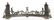 Maitland Smith Neoclassical Bronze Fireplace Fender - 3