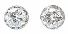 4.01ctw. Diamond Stud Earrings GIA Certified