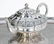 Sanborns Aztec Rose Sterling Silver Tea Set - 4