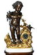 Paul Emile Machault French Bronze Pedestal Clock - 6
