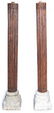 Antique Wood and Stone Corinthian Columns - 2
