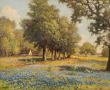 Robert Wood (1889-1979), "Texas Bluebonnets", oil