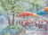 Robert Hamman (b. 1938), "Riverwalk Shadows", oil