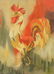 Otis Dozier (1904-1987), Rooster, oil on board,