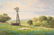 Charles C. Summey (b. 1936), Windmill and Bluebonnets,