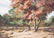 Olive Vandruff (1908-2003), Autumn Landscape, acrylic