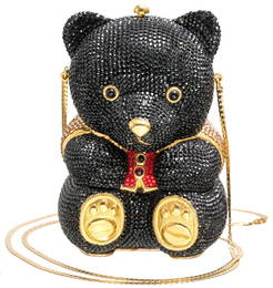 Judith Leiber Crystal Bear Miniaudiere