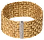 Roberto Coin Appassionata Woven Bracelet w/ Diamond