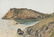 James R. Blake (b.1932), "Porto Encole", gouache,